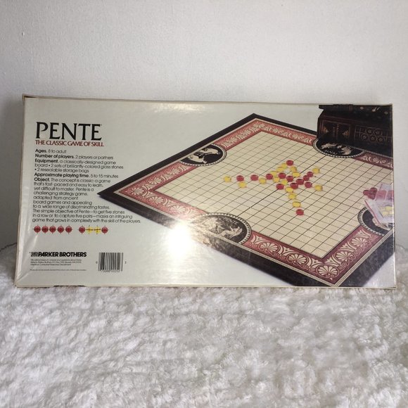 Vintage 1984 Parker Brothers Pente the Classic Game of Skill - Picture 2 of 3